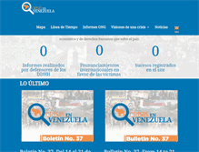 Tablet Screenshot of crisisenvenezuela.com